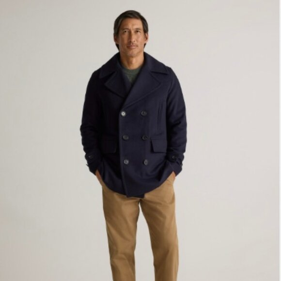 Quince Other - NEW QUINCE $180 Italian Wool Men's Peacoat Navy Sz M